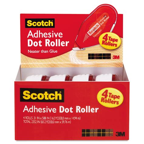 scotch double sided adhesive.